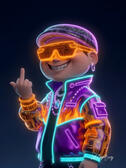 LilCapBoy #0009 - Visionary Flame LilCapBoy #0009 - Visionary Flame