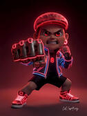 LilCapBoy #0008 - Neon Dominance